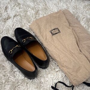 Gucci Black Jordaan Loafers Size 37